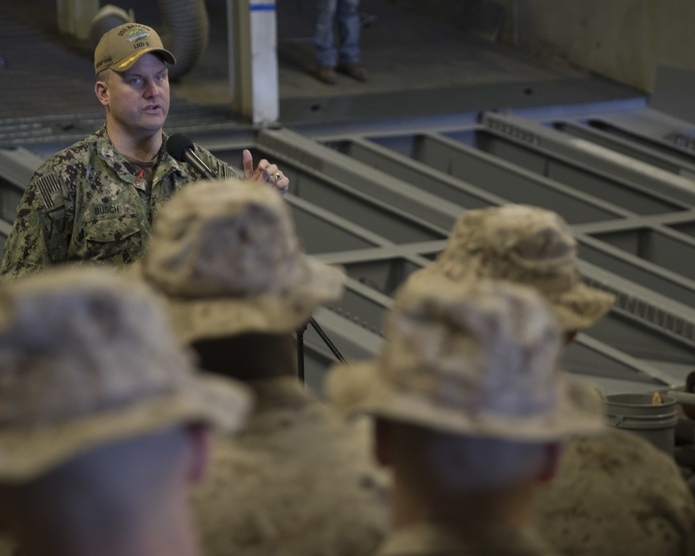 Bataan CO Addresses Marines