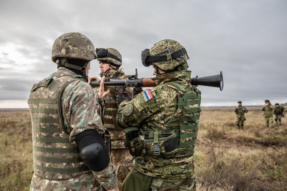 Battle Group Poland Soldiers Train to Fire RPGs!