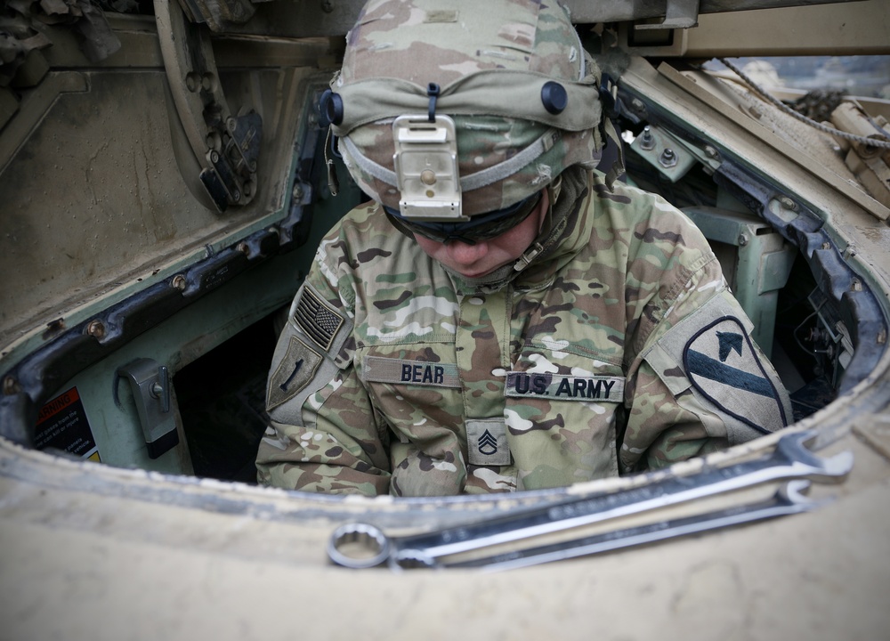 Ironhorse Soldiers of the 91st Brigade Engineer Battalion Prep for Combined Resolve XI