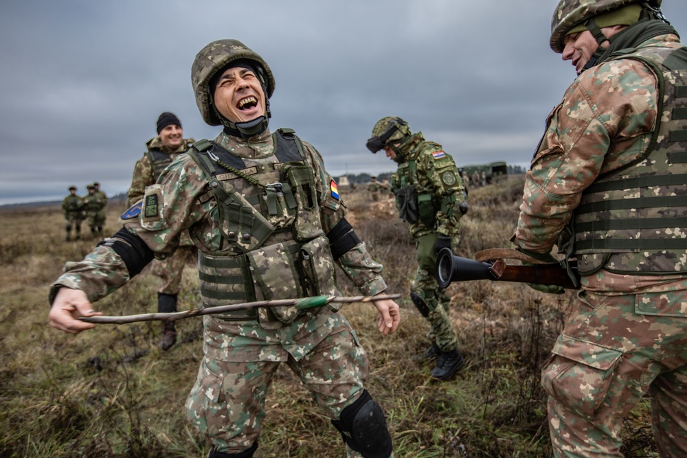 Battle Group Poland Soldiers Train to Fire RPGs!