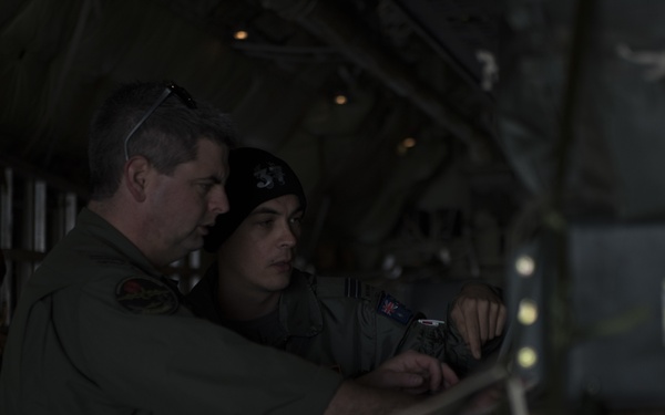 Members of the Royal Australian Air Force visit MHAFB