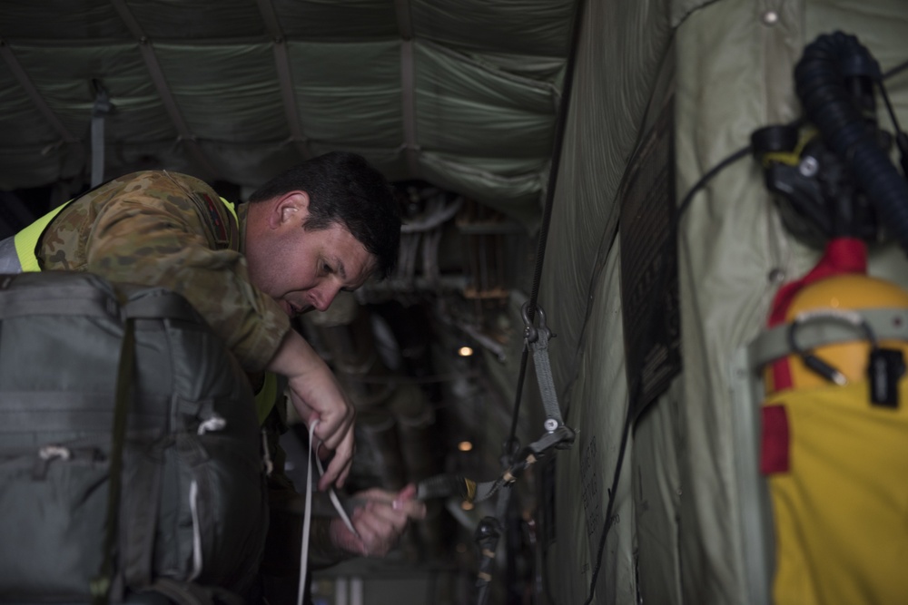 Members of the Royal Australian Air Force visit MHAFB