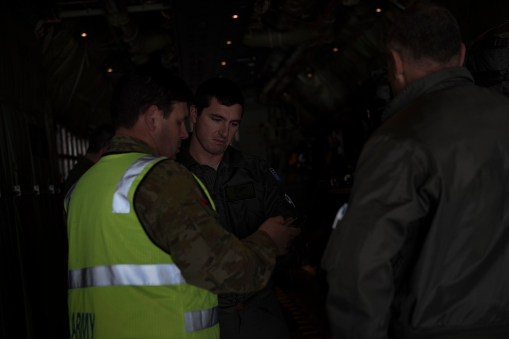 Members of the Royal Australian Air Force visit MHAFB