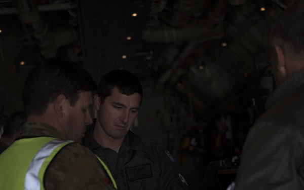 Members of the Royal Australian Air Force visit MHAFB