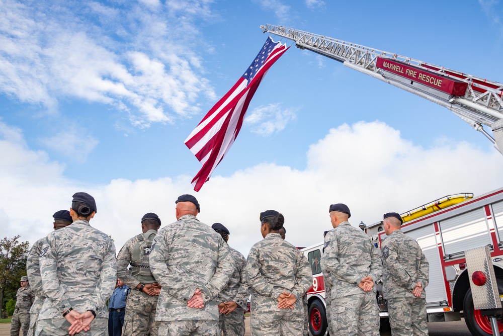 9/11 observance at Maxwell Fire Department