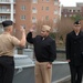 Beach Master Unit Two Re-enlistment aboard a Battleship