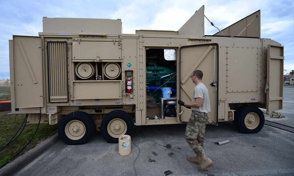 325th CES performs generator maintenance