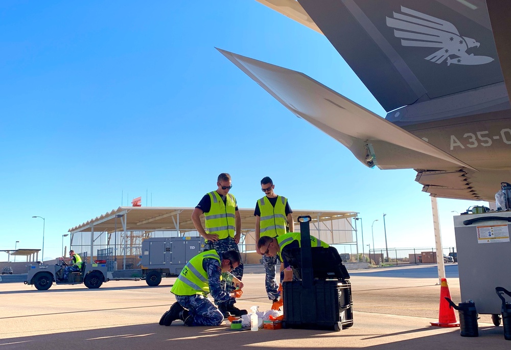 RAAF prepares F-35s for historic arrival