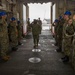 Rear Adm. Cedric Pringle, commander of ESG 3, visits Bonhomme Richard