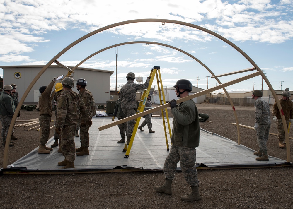 MHAFB Airmen exercise deployment readiness