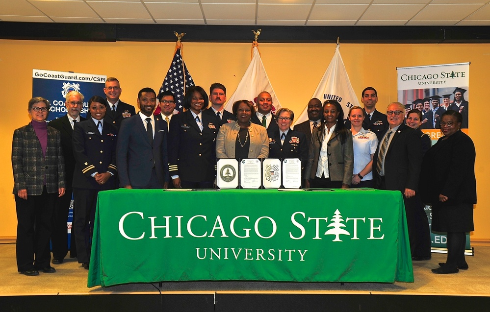 Coast Guard, Chicago State University create partnership to provide scholarships, recruit diverse workforce