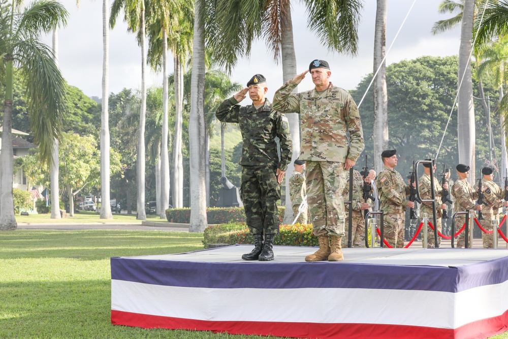 DVIDS - Images - USARPAC Honors Royal Thai Army General [Image 4 of 4]