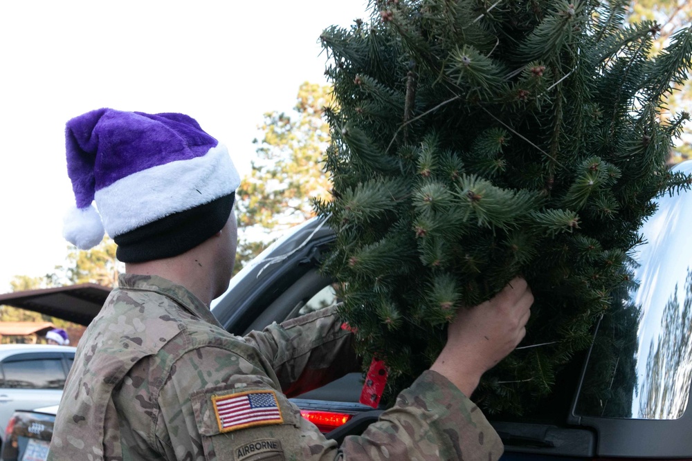 "Trees for Troops" sponsored by BOSS