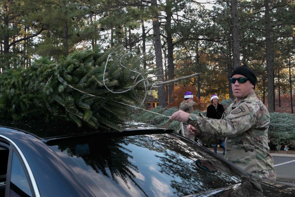 "Trees for Troops" sponsored by BOSS