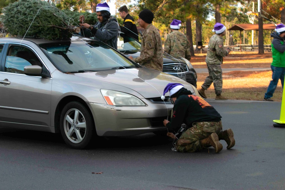 "Trees for Troops" sponsored by BOSS