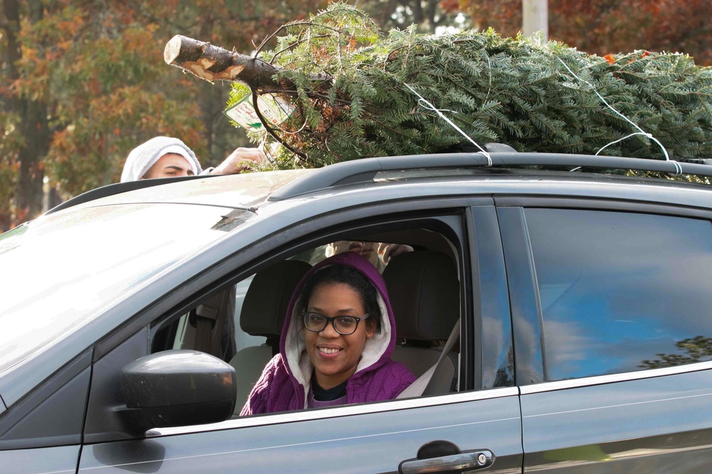"Trees for Troops" sponsored by BOSS