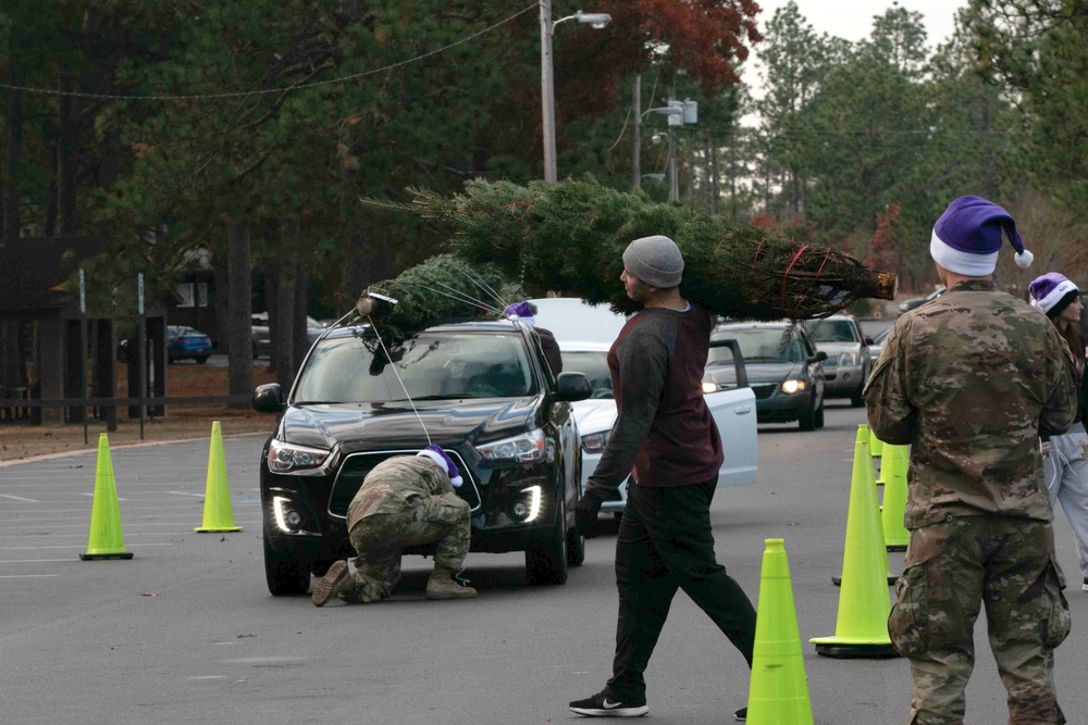 "Trees for Troops" sponsored by BOSS