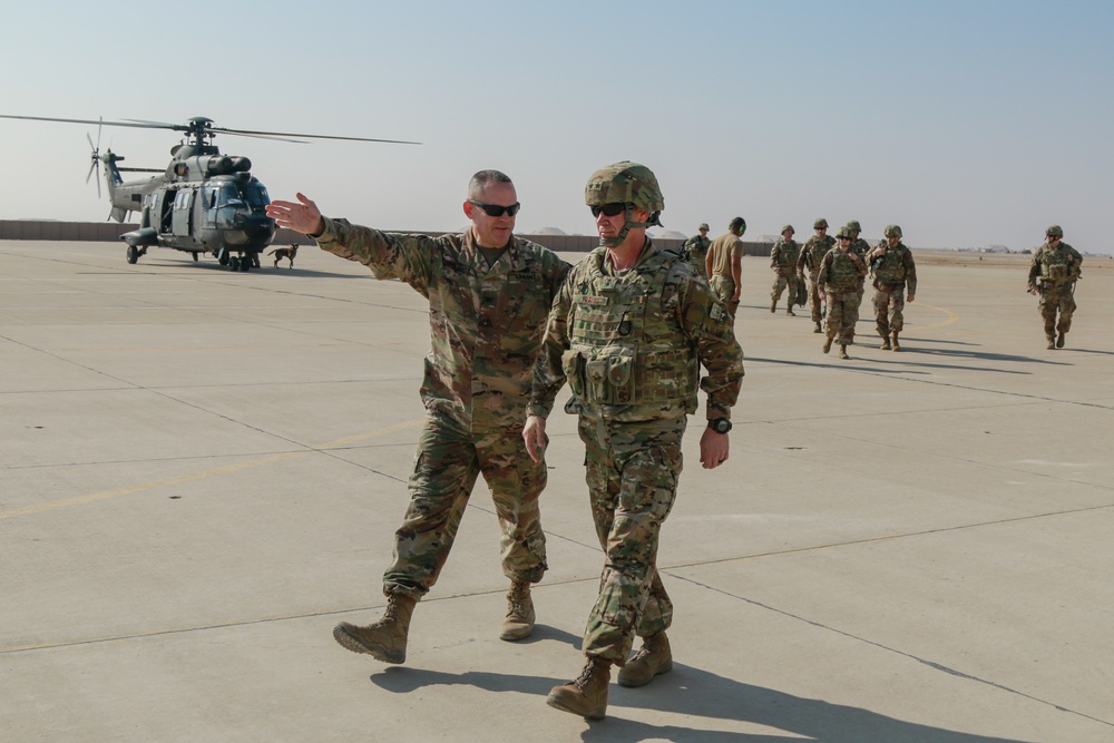 MG Chad Franks visits Al Asad Air Base