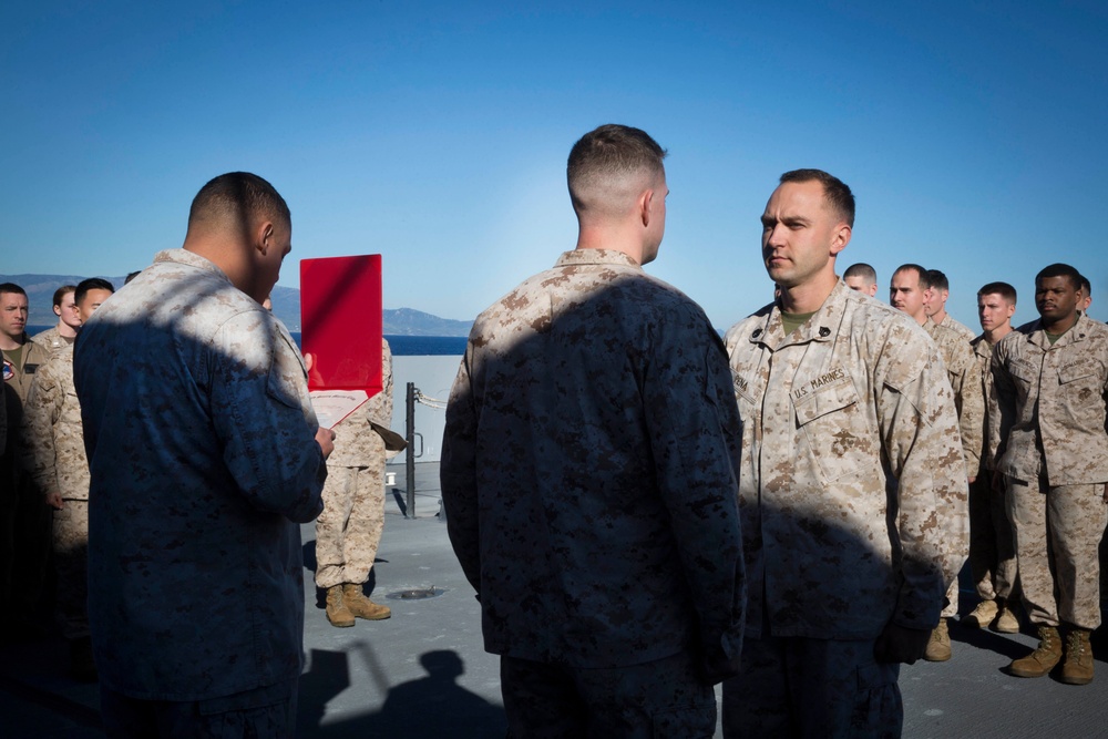 USS Anchorage Promotions