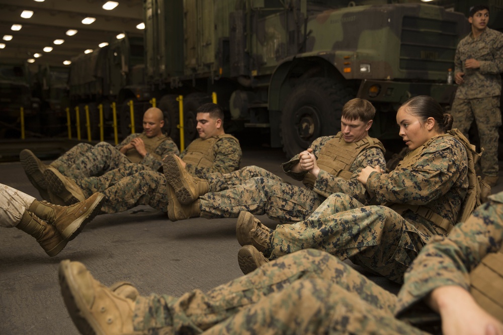 USS Anchorage Marine Corps Martial Arts Program