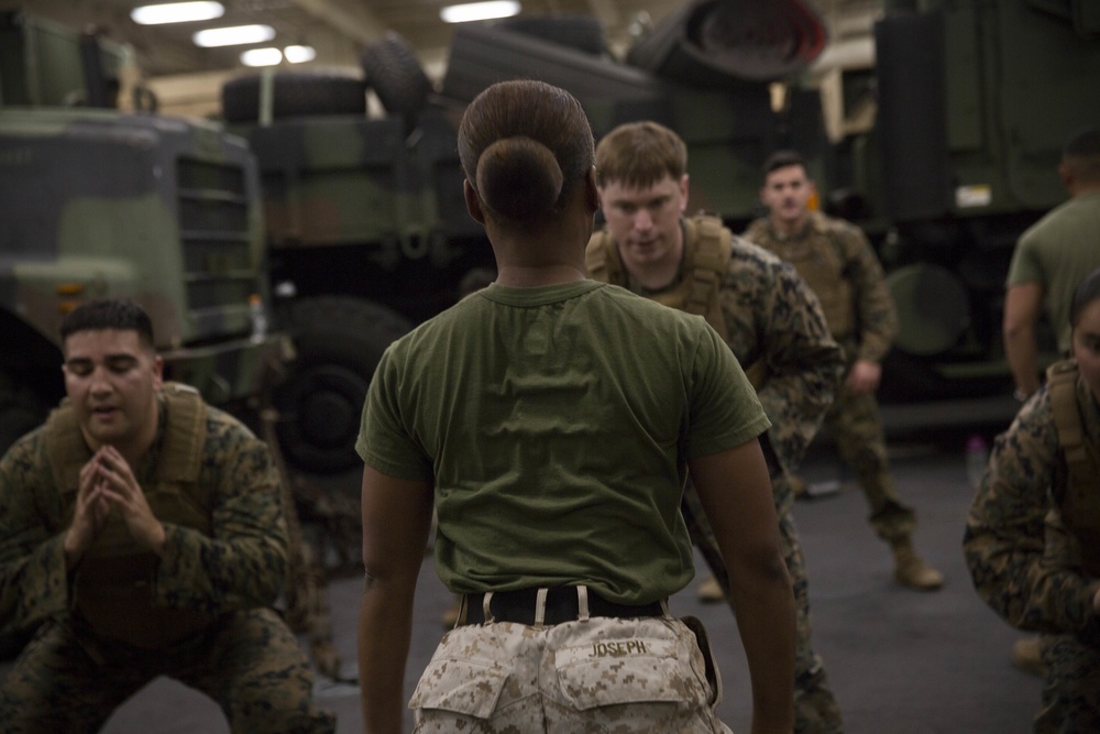 USS Anchorage Marine Corps Martial Arts Program