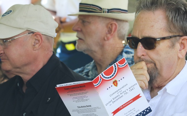 25th Infantry Division remembers actions 77 years ago