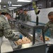 104th Fighter Wing officers and senior enlisted serve lunch