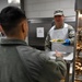104th Fighter Wing officers and senior enlisted serve lunch