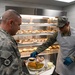 104th Fighter Wing officers and senior enlisted serve lunch