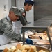 104th Fighter Wing officers and senior enlisted serve lunch