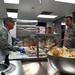 104th Fighter Wing officers and senior enlisted serve lunch