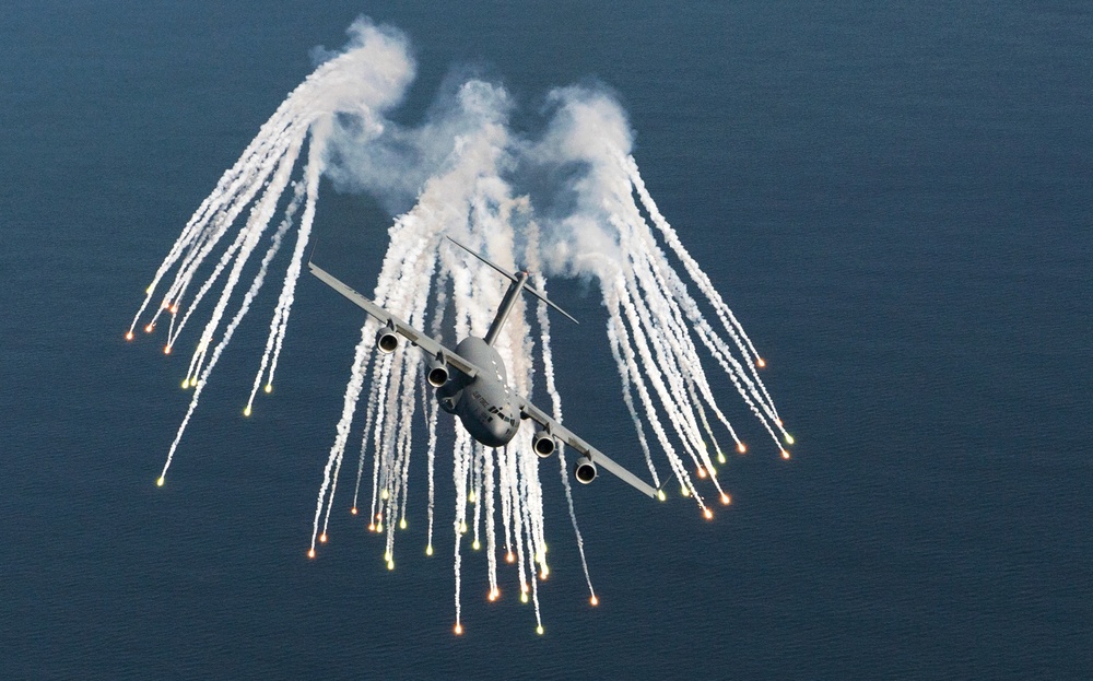 C-17 Releases Flares