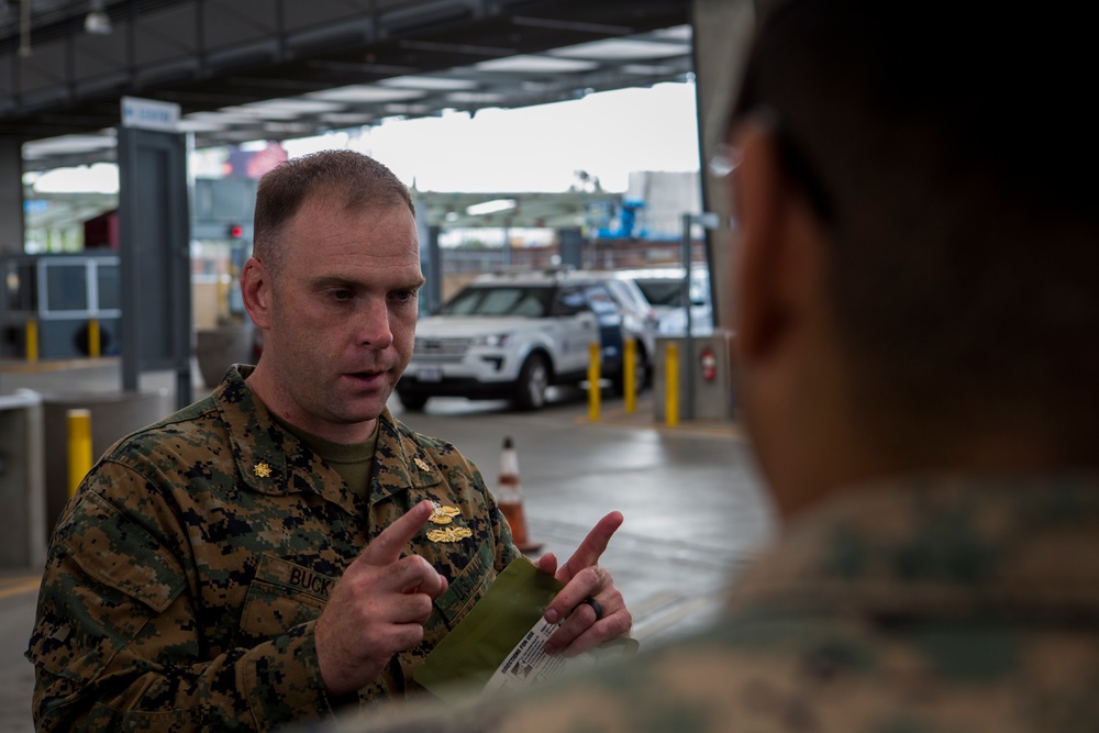 93rd Military Police Battalion Conducts port of entry readiness training with CBP