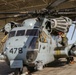 U.S. Marines Conduct Maintenance on a CH-53E