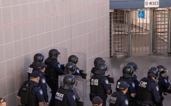 CBP Officers from the Tucson Office of Field Operations conduct readiness