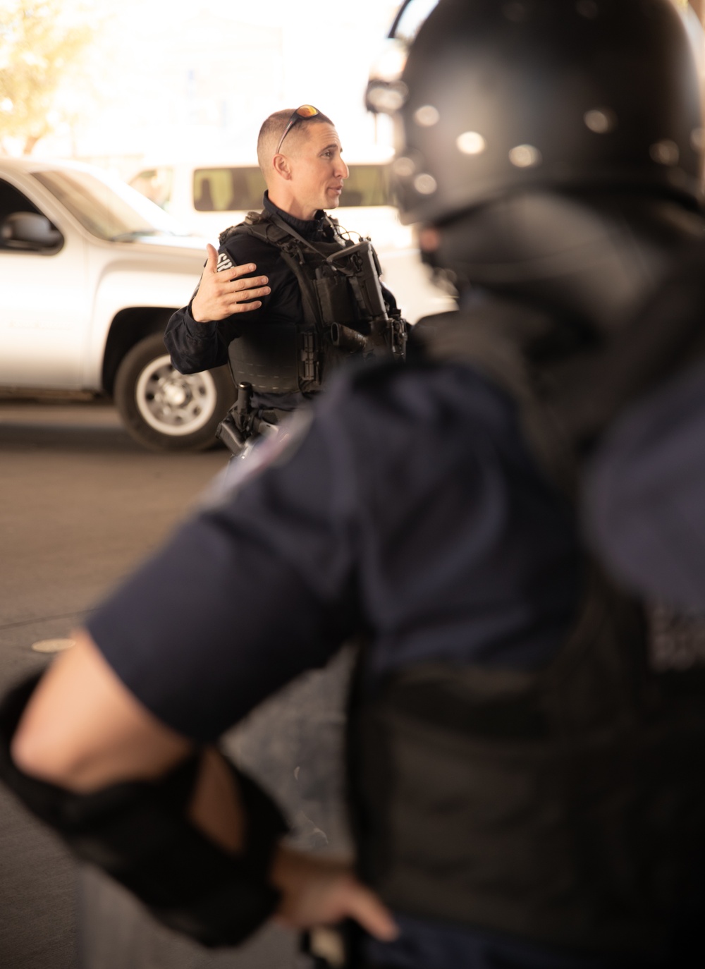 CBP Officers from the Tucson Office of Field Operations conduct readiness exercises