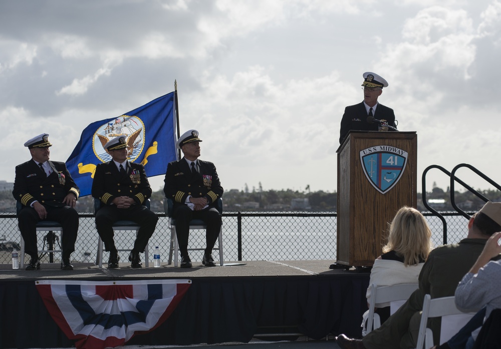 Change of Command Ceremony for Carrier Strike Group 15