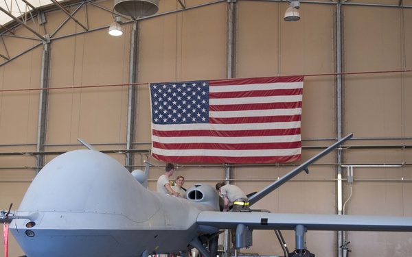 MQ-9 Reaper keeps eyes on targets