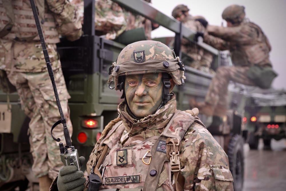 Georgian Soldiers Kick Off Combined Resolve XI