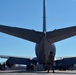 Maintenance and operations ready a KC-135 Stratotanker for flight