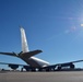 Maintenance and operations ready a KC-135 Stratotanker for flight