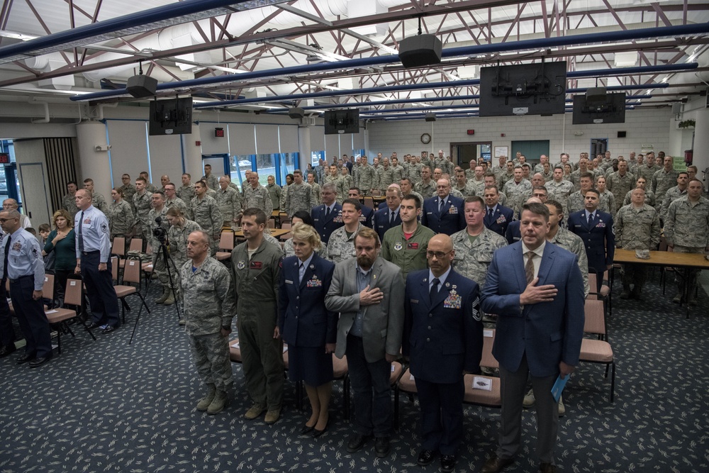 104th Fighter Wing holds induction ceremony for Chief Master Sergeants