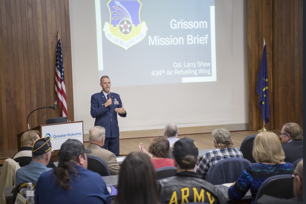 Colonel Shaw represents base at Grissom Appreciation Day event