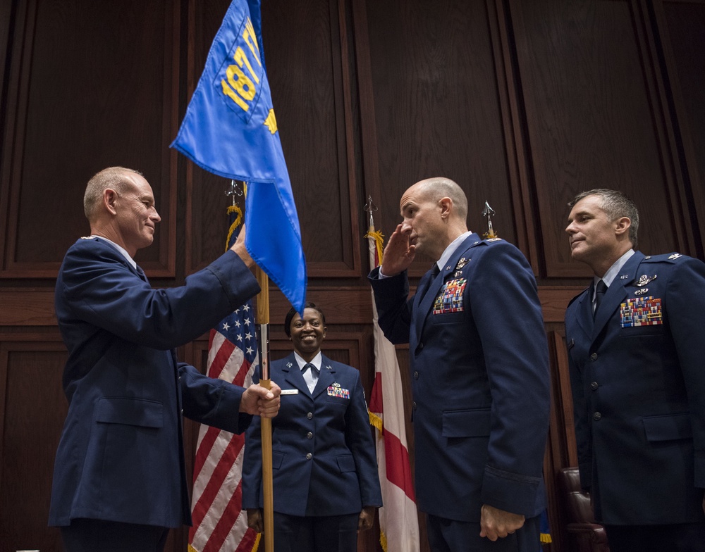 187th Operations Group Change of Command ceremony