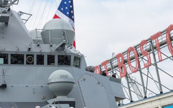 USS Thomas Hudner brought to life in Boston
