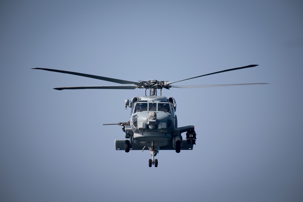 USS Jason Dunham transits Bab al-Mandeb