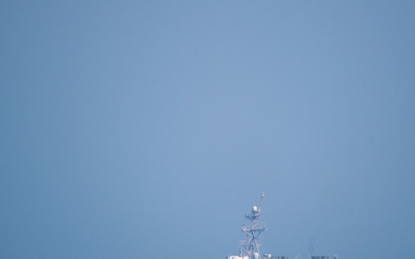 USS Jason Dunham transits Bab al-Mandeb