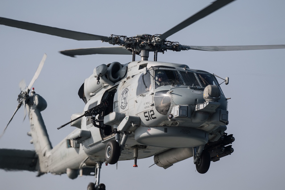 USS Jason Dunham transits Bab al-Mandeb