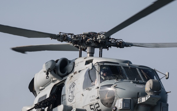 USS Jason Dunham transits Bab al-Mandeb