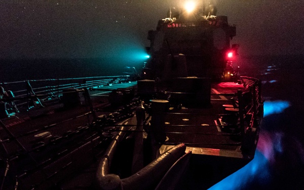 USS Jason Dunham transits Bab al-Mandeb